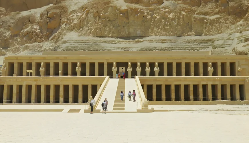 The Temple of Hatshepsut is one of the great ancient monuments. Visit it with Deek Tours